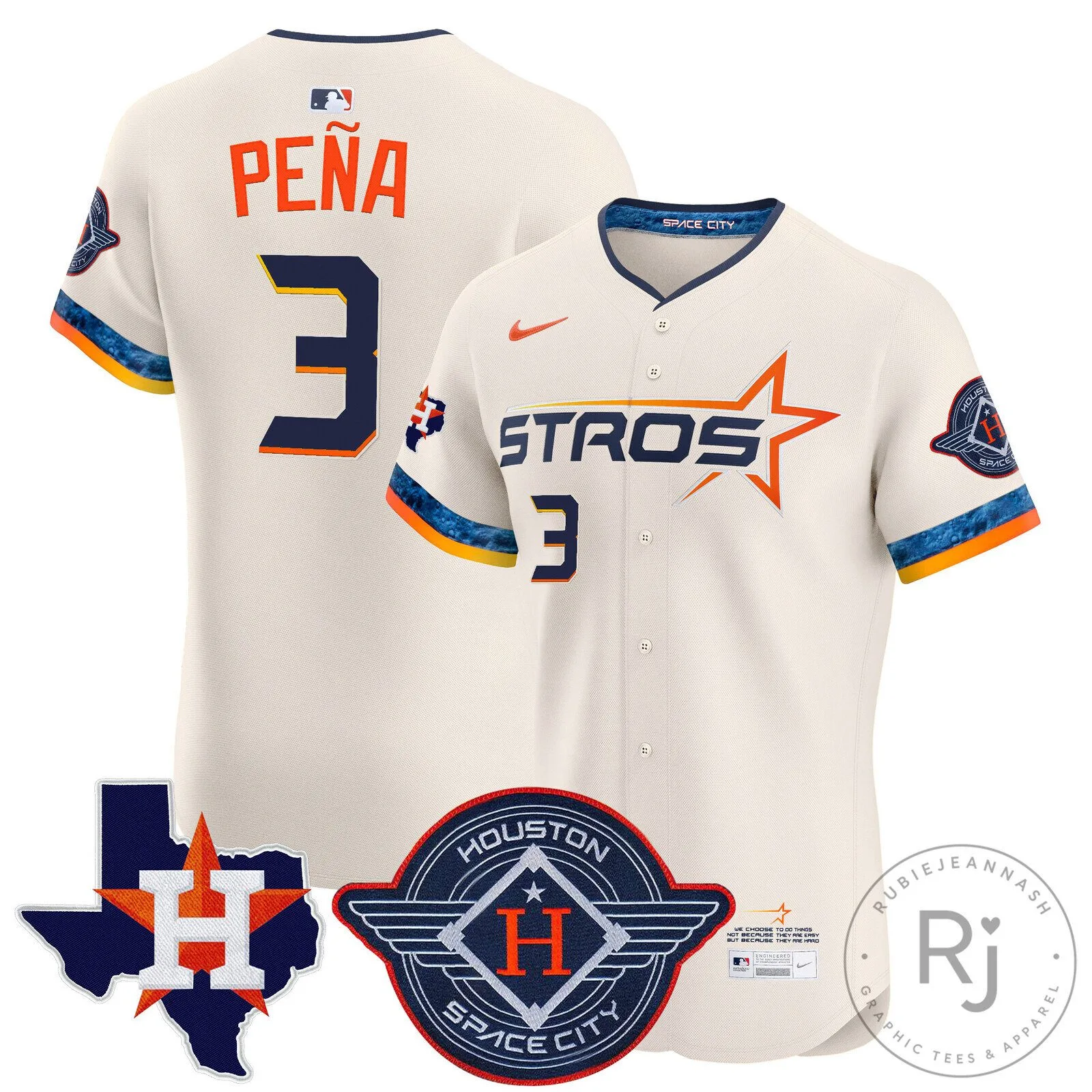 Houston Astros Carlos Correa White 2025 City Connect Baseball Jersey 65 Houston Astros Carlos Correa White 2025 City Connect Baseball Jersey