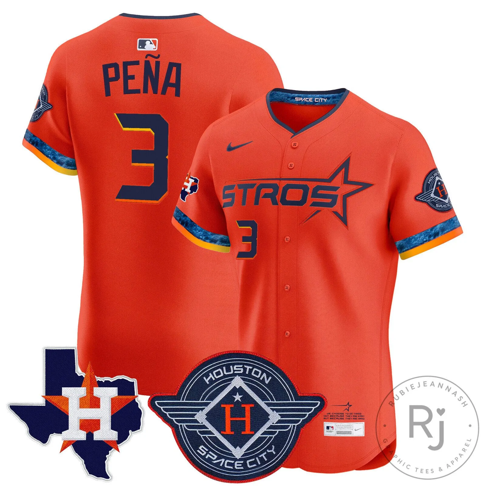 Houston Astros Carlos Correa White 2025 City Connect Baseball Jersey 75 Houston Astros Carlos Correa White 2025 City Connect Baseball Jersey