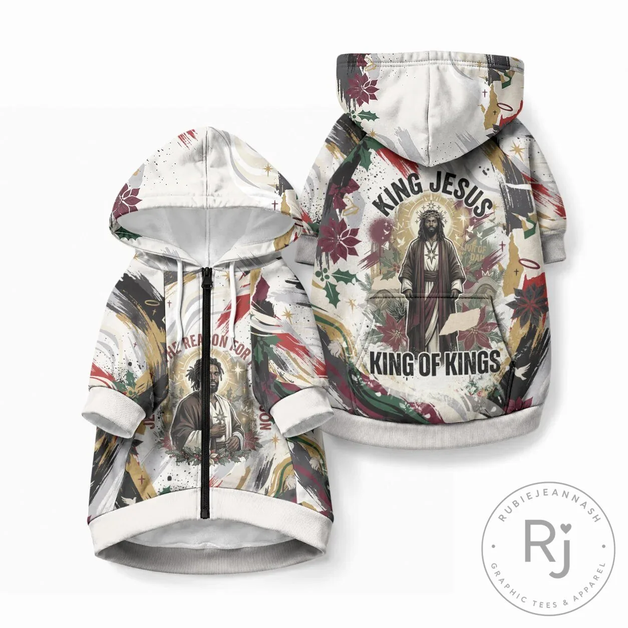 Black Jesus The Reason For The Season Christmas Pet Hoodie 12 Black Jesus The Reason For The Season Christmas Pet Hoodie
