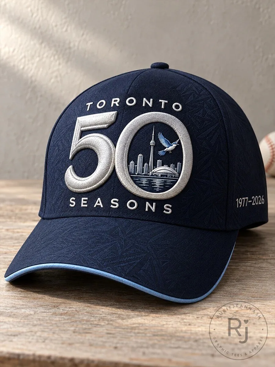 Cap Hat for Baseball Fans: Toronto Blue Jays 50 Seasons 1977-2026 5 Cap Hat for Baseball Fans: Toronto Blue Jays 50 Seasons 1977-2026