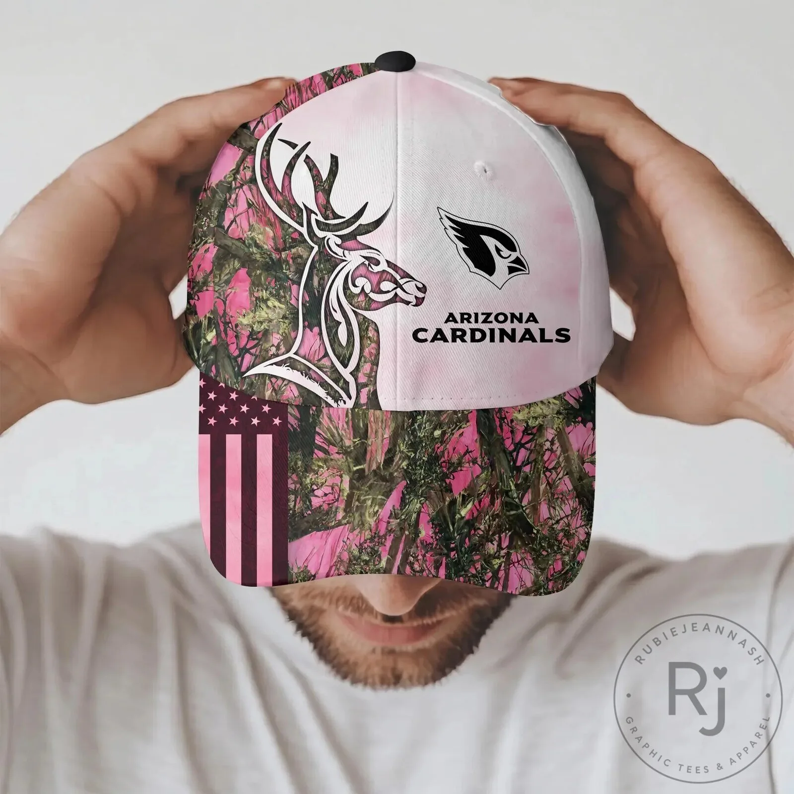 Arizona Cardinals Pink Camouflage Deer Hunting Cap Hat 9 Arizona Cardinals Pink Camouflage Deer Hunting Cap Hat