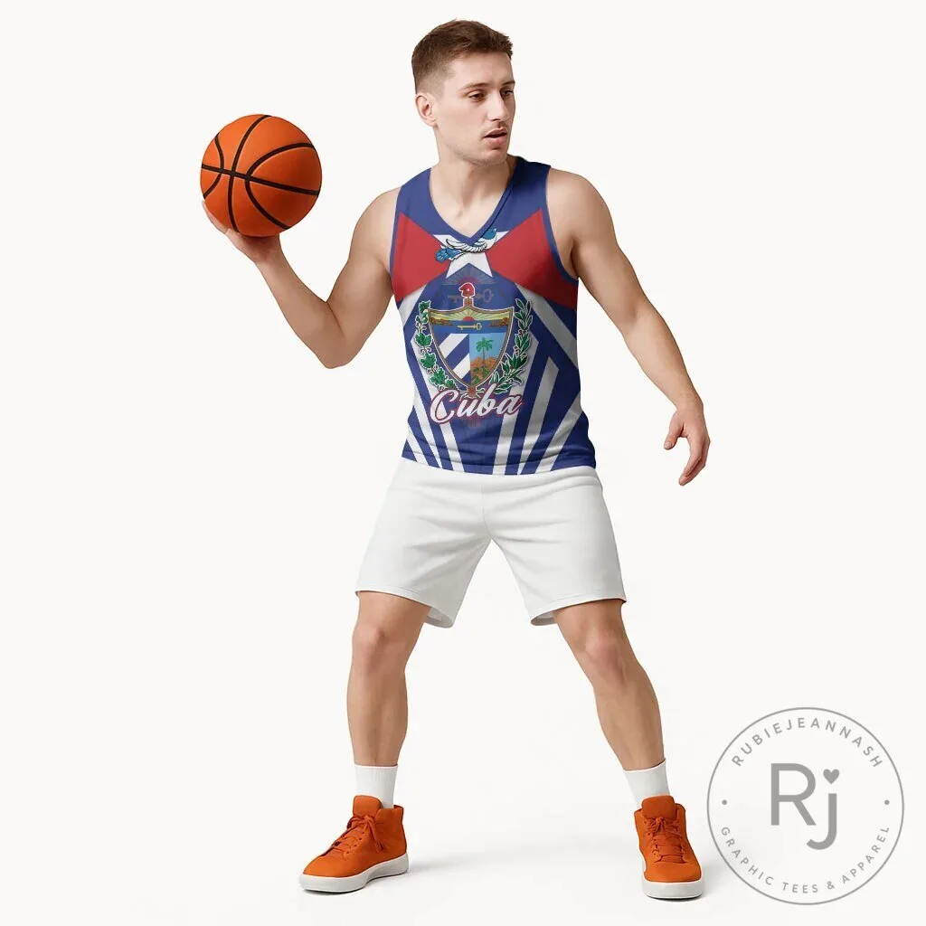 Viva Cuba Libre Cuban Trogon Coat of Arms Basketball Jersey 11 Viva Cuba Libre Cuban Trogon Coat of Arms Basketball Jersey