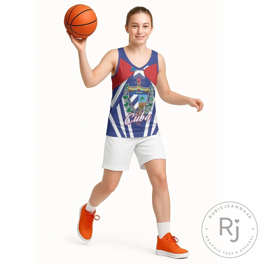 Viva Cuba Libre Cuban Trogon Coat of Arms Basketball Jersey 13 Viva Cuba Libre Cuban Trogon Coat of Arms Basketball Jersey