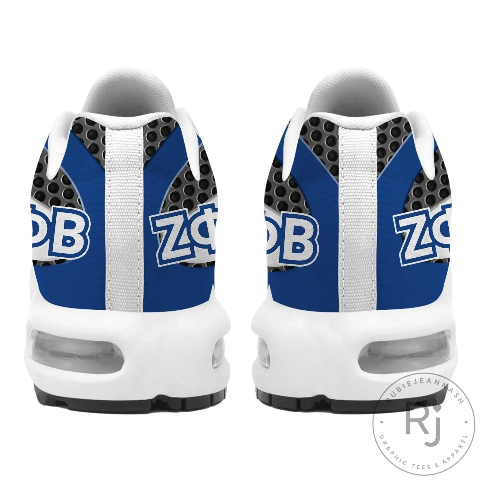 Athletic Sneakers in Royal Blue and White for Zeta Phi Beta Sorority 10 Athletic Sneakers in Royal Blue and White for Zeta Phi Beta Sorority