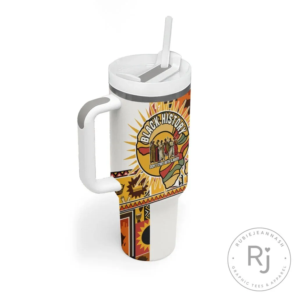 Black History Didn't Start With Slavery Pan African Ancient Kings Queens Tumbler 9 Black History Didn