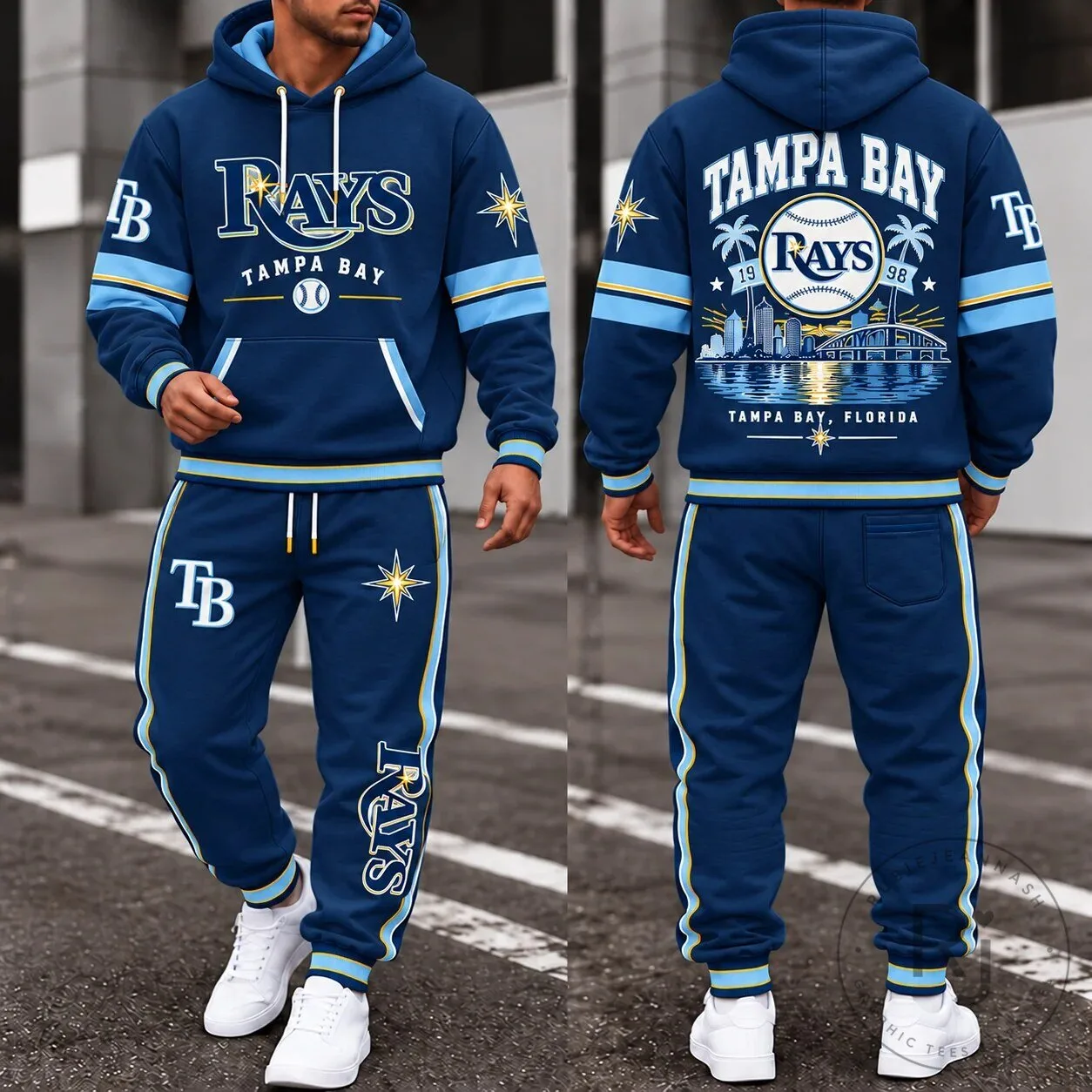 Tampa Bay Rays Baseball Team Logo Hoodie for Men 8 Tampa Bay Rays Baseball Team Logo Hoodie for Men