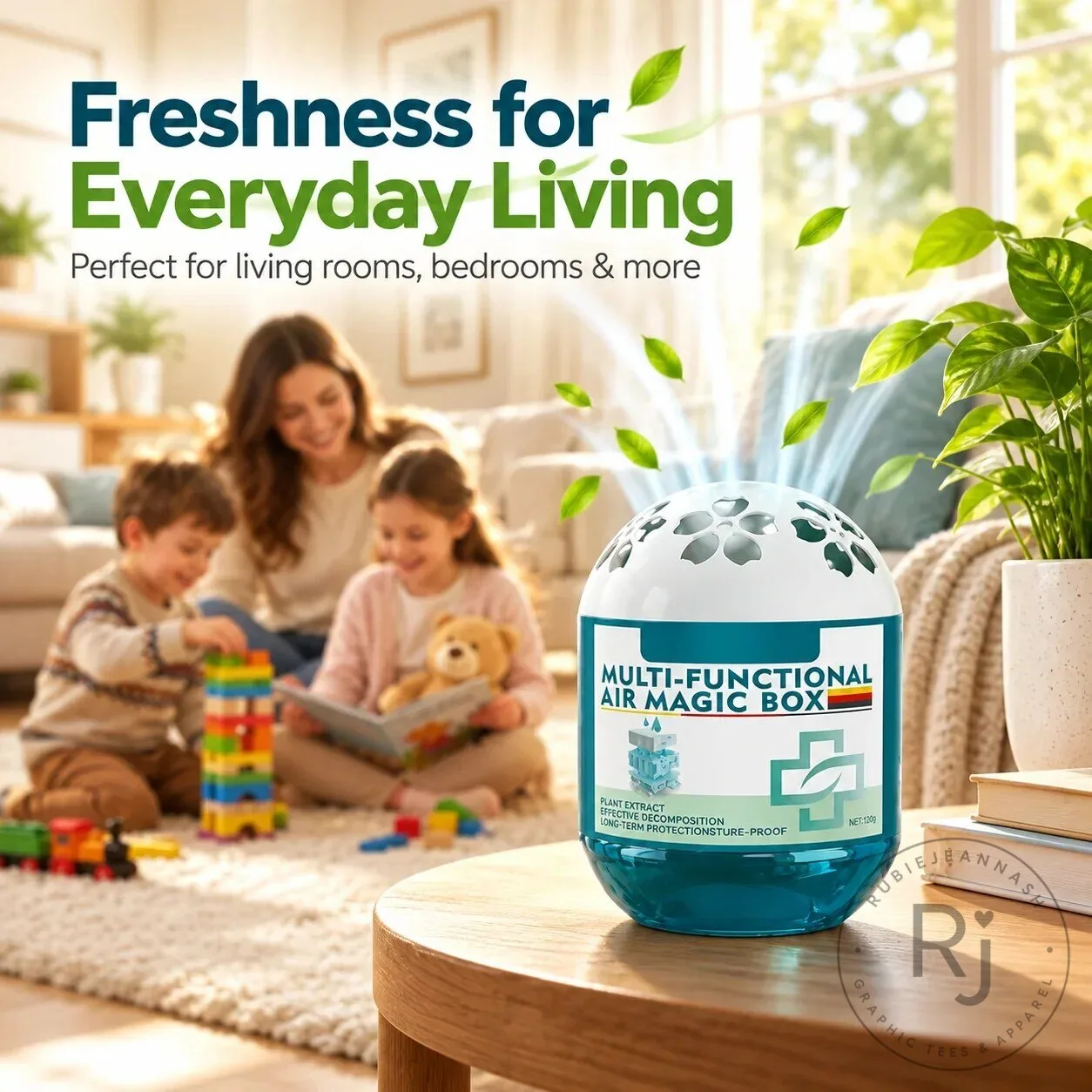 Multi-Functional Air Magic Box for Odor and Dust Removal