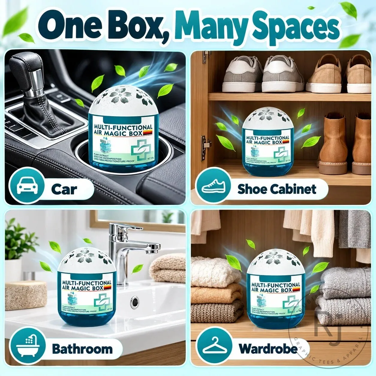 Multi-Functional Air Magic Box for Odor and Dust Removal 12 Multi-Functional Air Magic Box for Odor and Dust Removal