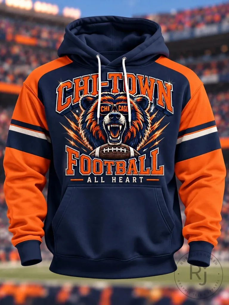 Chicago Bears Gameday Football Fan Hoodie 1 Chicago Bears Gameday Football Fan Hoodie