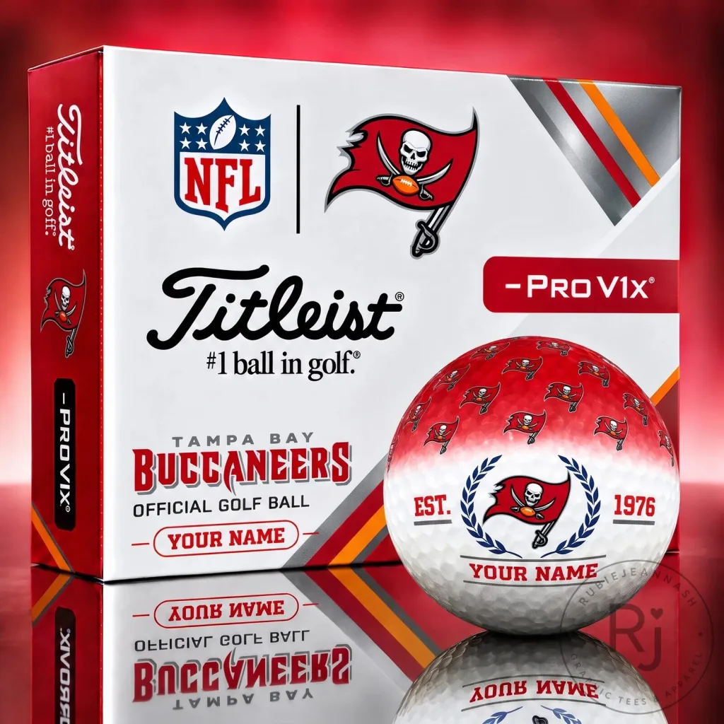 Tampa Bay Buccaneers Personalized NFL Golf Ball Set Tampa Bay Buccaneers Personalized NFL Golf Ball Set