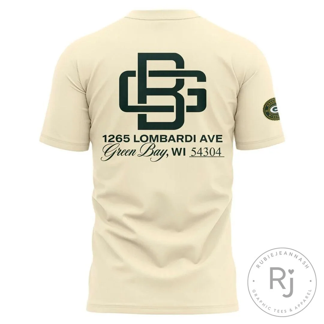 Green Bay Packers Cream T-Shirt for Football Fans featuring Matt LaFleur 8 Green Bay Packers Cream T-Shirt for Football Fans featuring Matt LaFleur