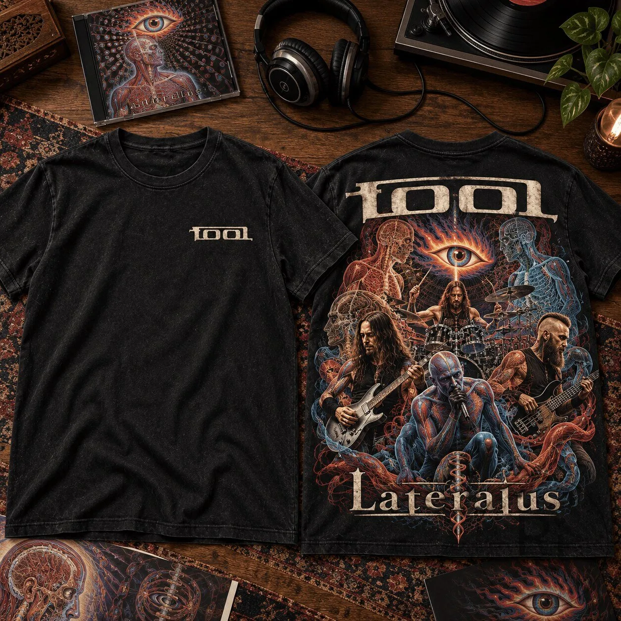 Tool Lateralus Flaming Eye Artwork Premium Graphic Band T-Shirt for Progressive Metal Fans 3 Tool Lateralus Flaming Eye Artwork Premium Graphic Band T-Shirt for Progressive Metal Fans