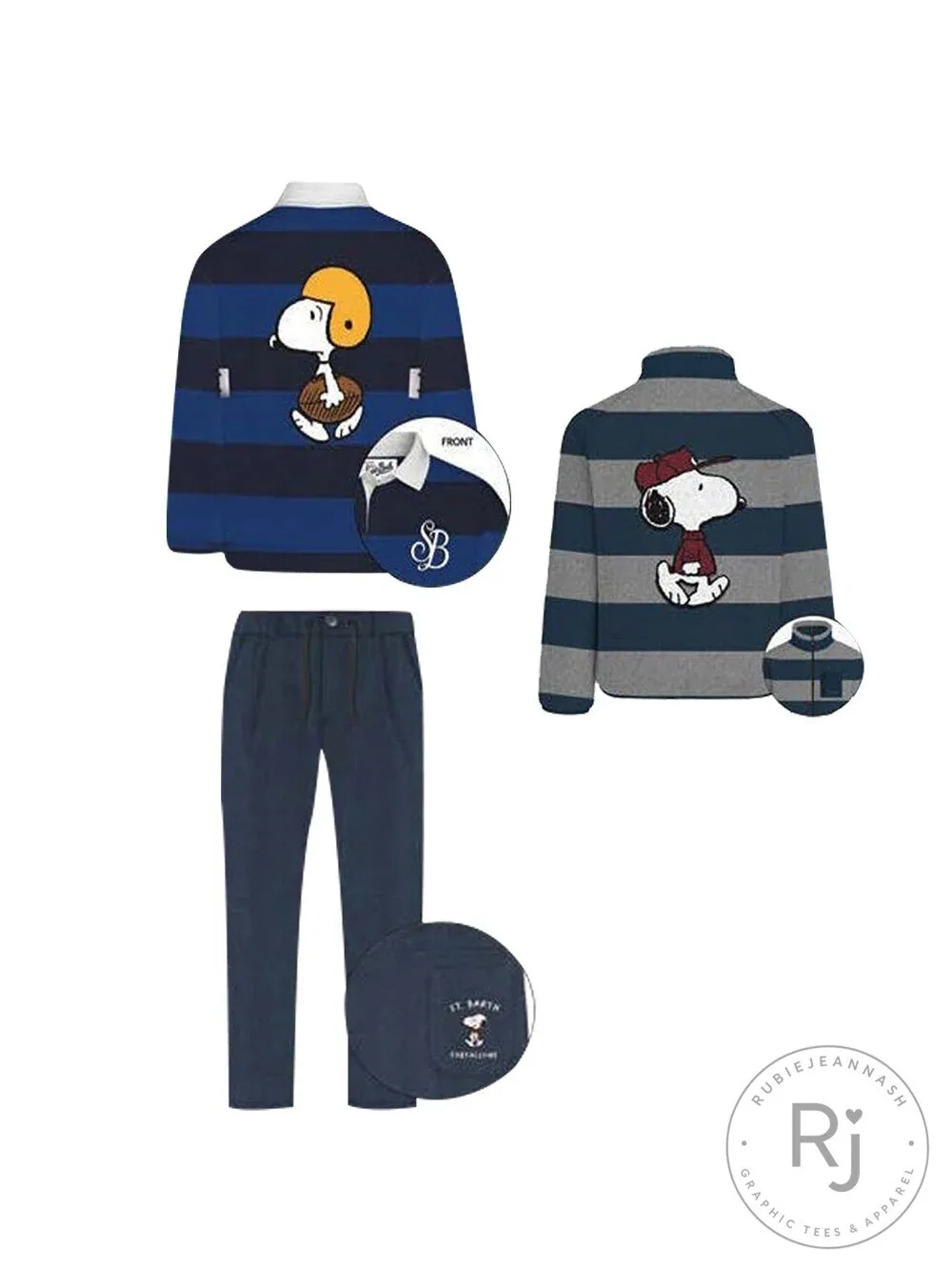 Snoopy Peanuts Cartoon Character Striped Quarter Zip Pullover Sweatshirt 7 Snoopy Peanuts Cartoon Character Striped Quarter Zip Pullover Sweatshirt
