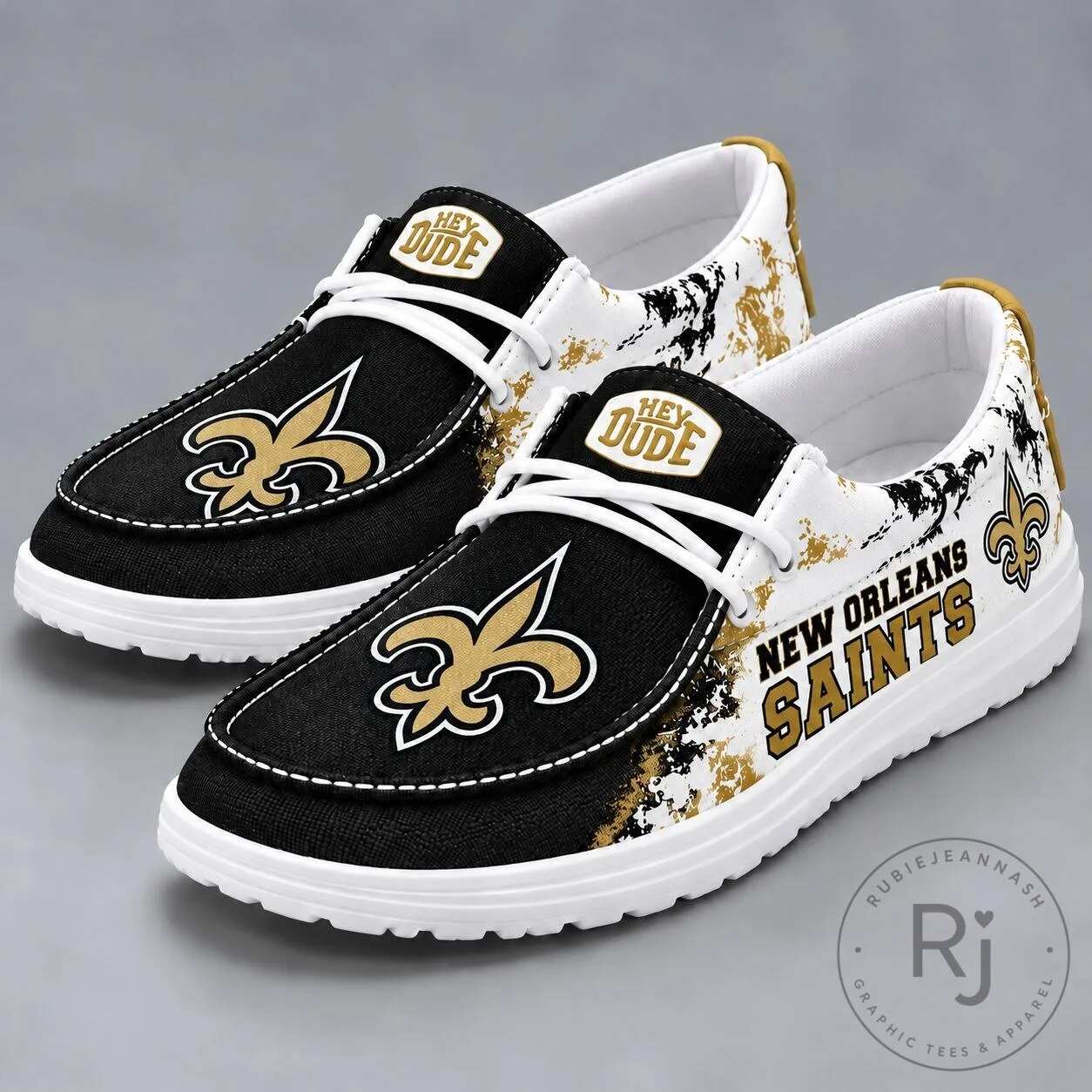 NFL New Orleans Saints Fan Footwear - Hey Dude Style Shoes for Supporters